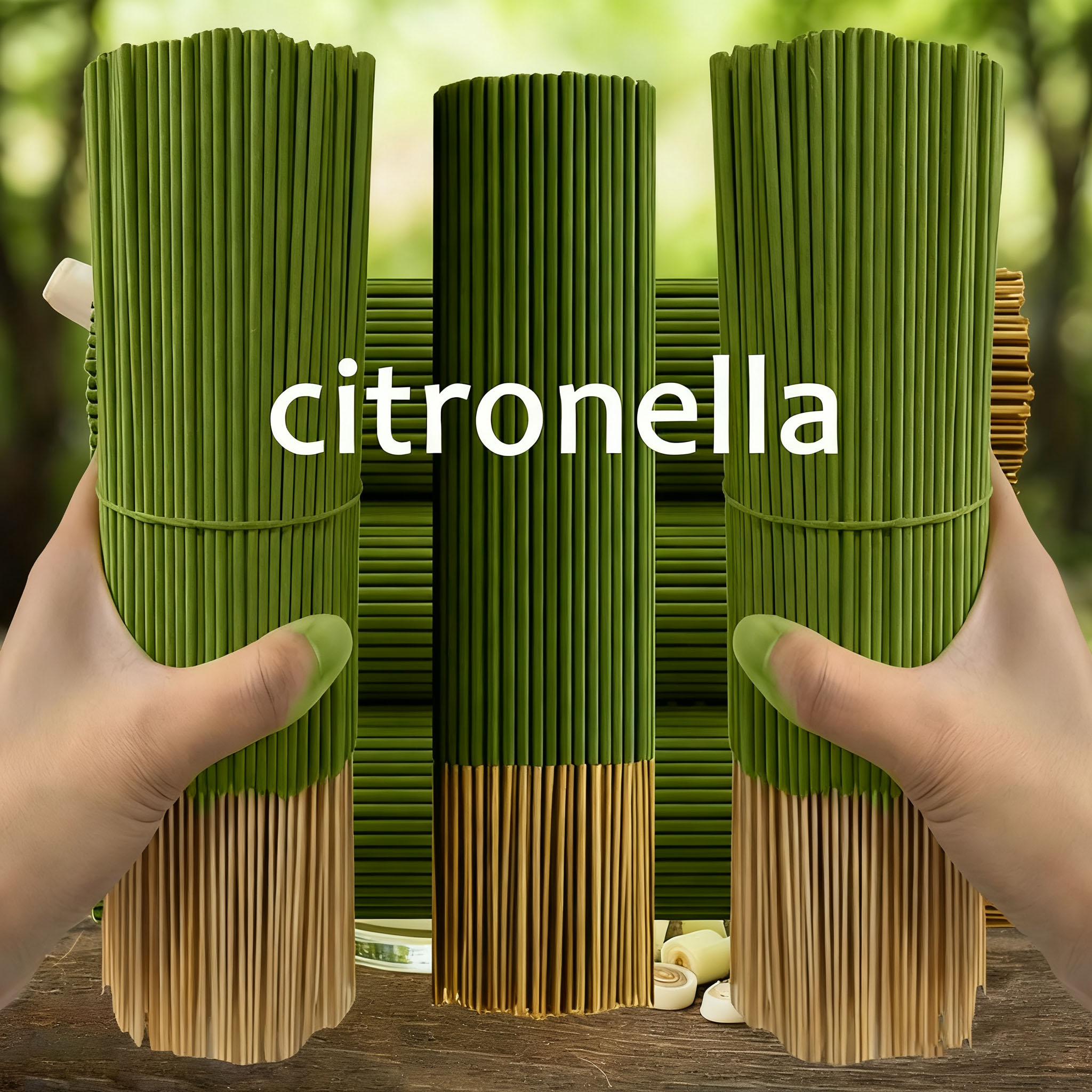 Home Fragrance Scented Candle - Lemongrass Sticks That Extend the Burning