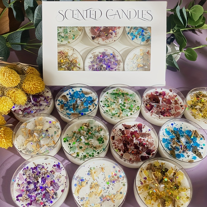 Home Fragrance Gift Set - Set of 6 Scented Candles Fragrance