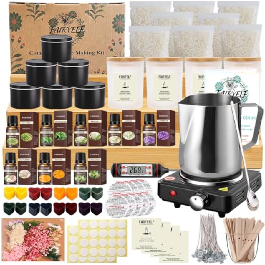 Home Fragrance Scented Candle - Home DIY Stress‑Relief Scented Candle Kit