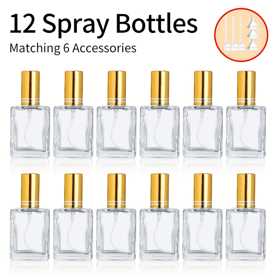 12pcs+6 accessories 15ml trans - Room Spray Bottle のレビューと価格