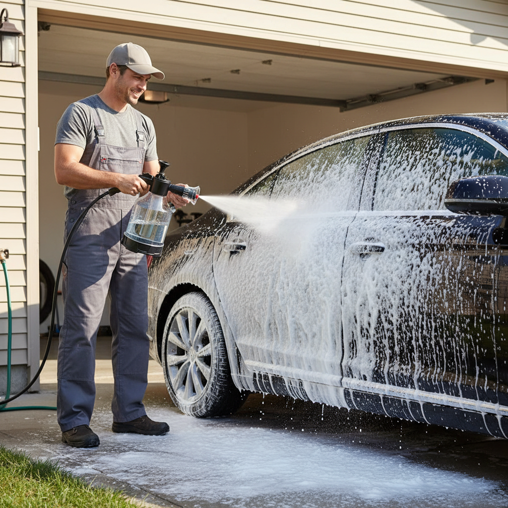 2.5L Manual Car Wash Foam Spra - Room Spray Bottle のレビューと価格