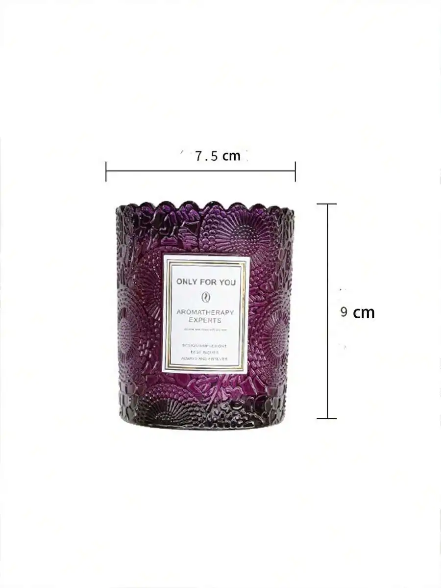 Natural Soy Wax Scented Candle - Home Fragrance Scented Candle のレビューと価格