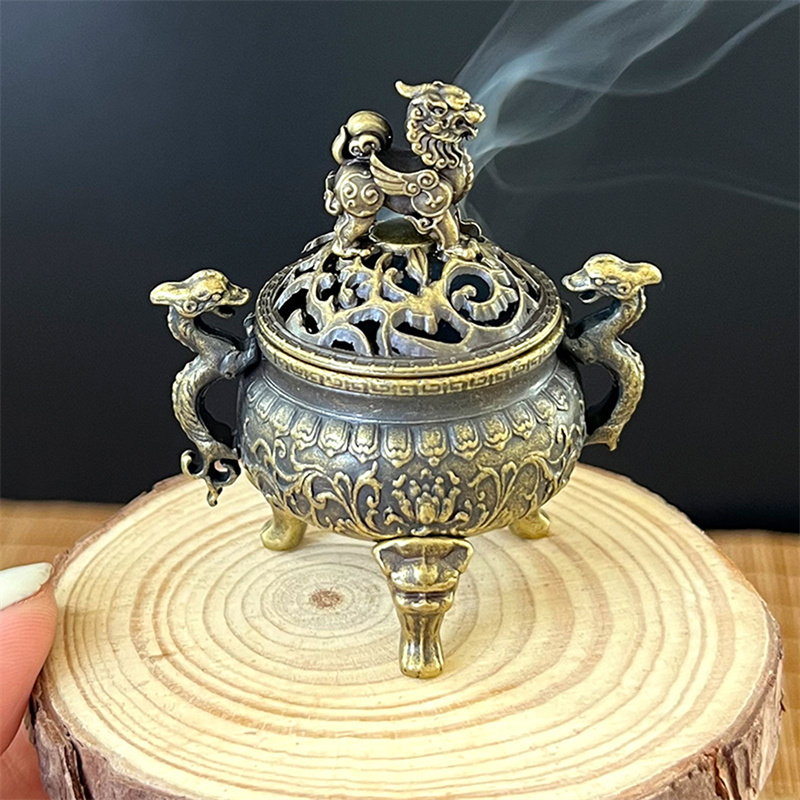 Vintage Alloy Incense Burner S - Home Fragrance Miniso のレビューと価格