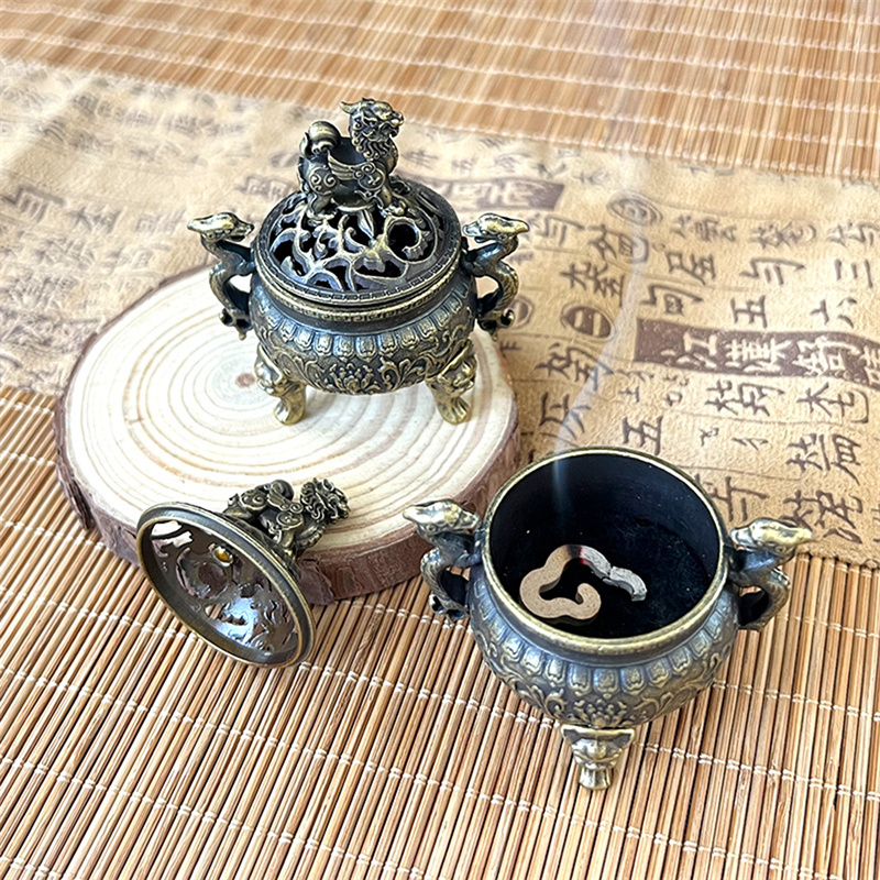 Vintage Alloy Incense Burner S - Home Fragrance Miniso のレビューと価格
