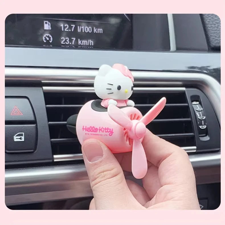 Kitty Car Vent Fan with Air Fr - Home Fragrance Miniso のレビューと価格