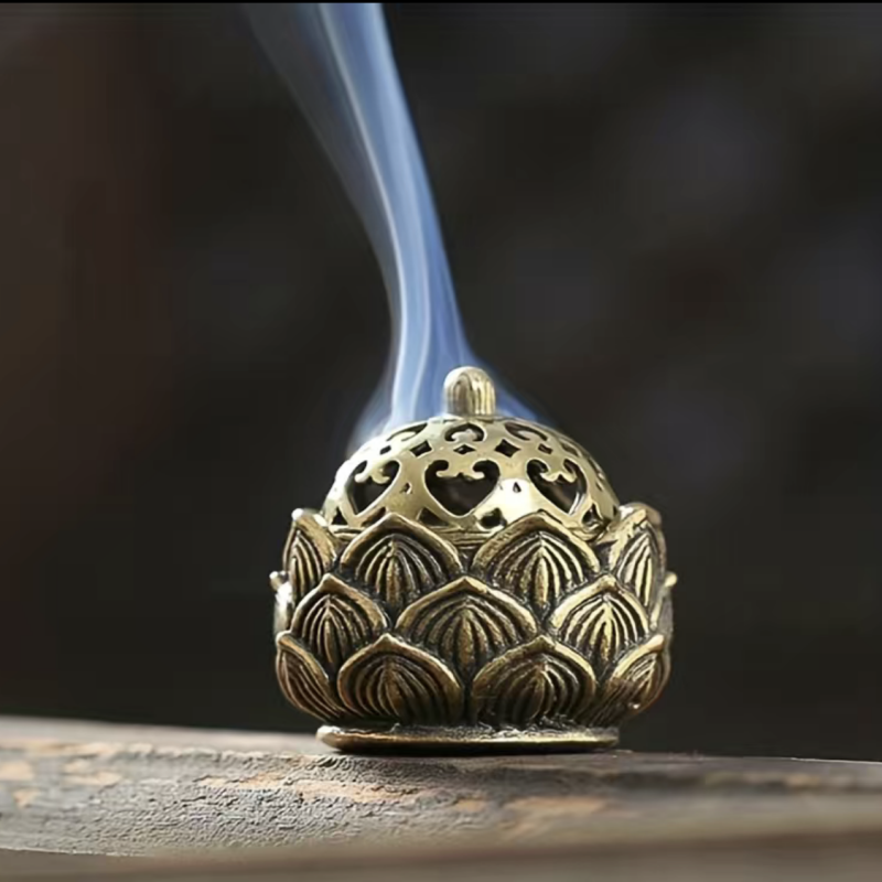 1pc Hollow Lotus Incense, Burn - Home Fragrance Miniso のレビューと価格
