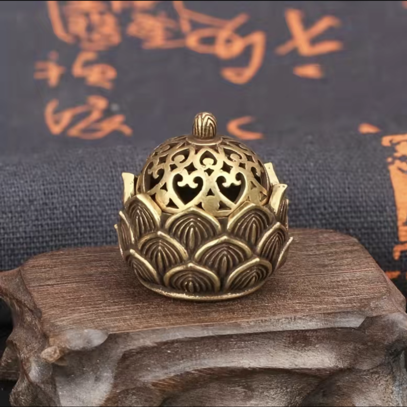 1pc Hollow Lotus Incense, Burn - Home Fragrance Miniso のレビューと価格