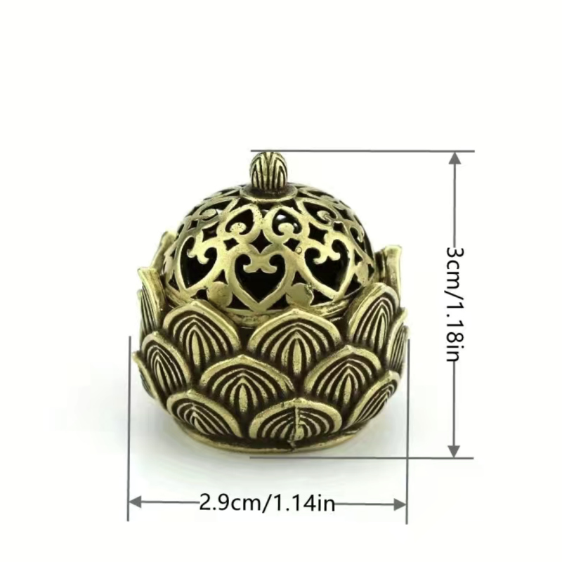 1pc Hollow Lotus Incense, Burn - Home Fragrance Miniso のレビューと価格