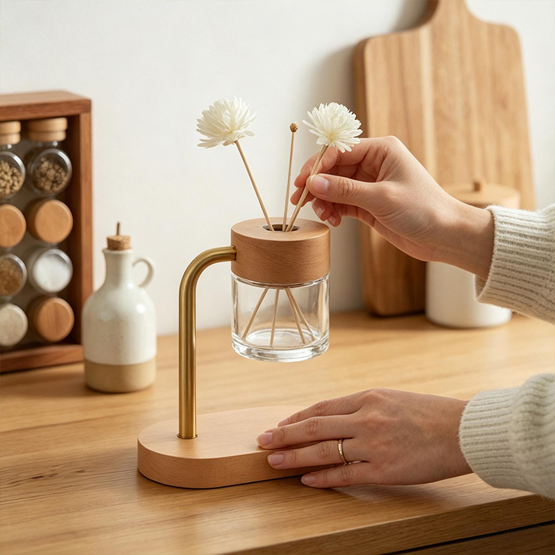 50ml Reed Diffuser Set Wooden  - Home Fragrance Set のレビューと価格
