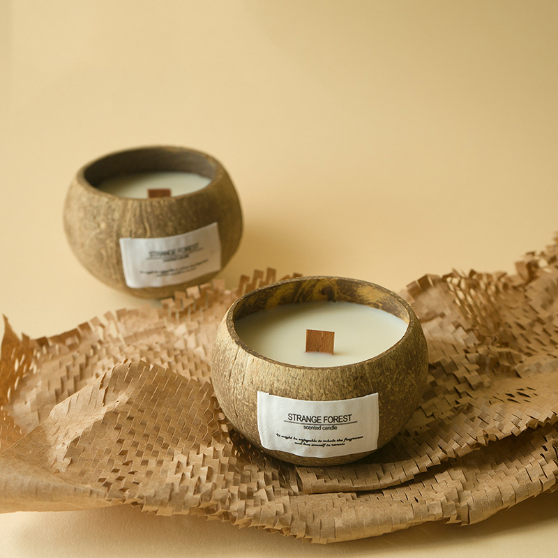 Coconut Shell Aromatherapy Can - Home Fragrance Scented Candle のレビューと価格