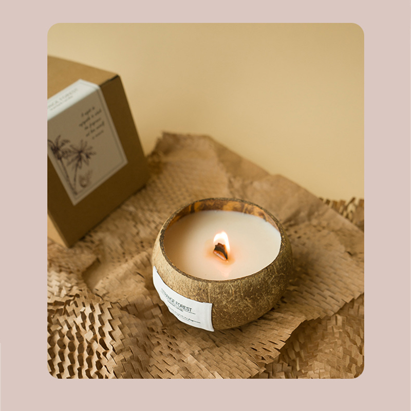 Coconut Shell Aromatherapy Can - Home Fragrance Scented Candle のレビューと価格