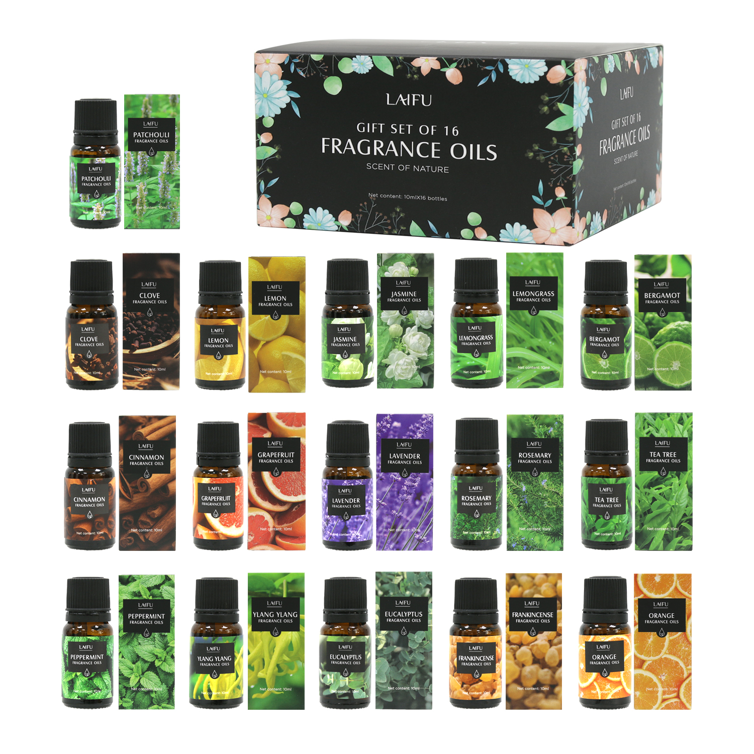 16x10ml Essential Oils Set for - Home Fragrance Set のレビューと価格