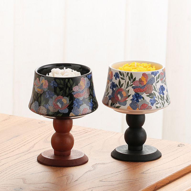 Iris Goblet Wooden Bottom Cand - Home Fragrance Iris のレビューと価格