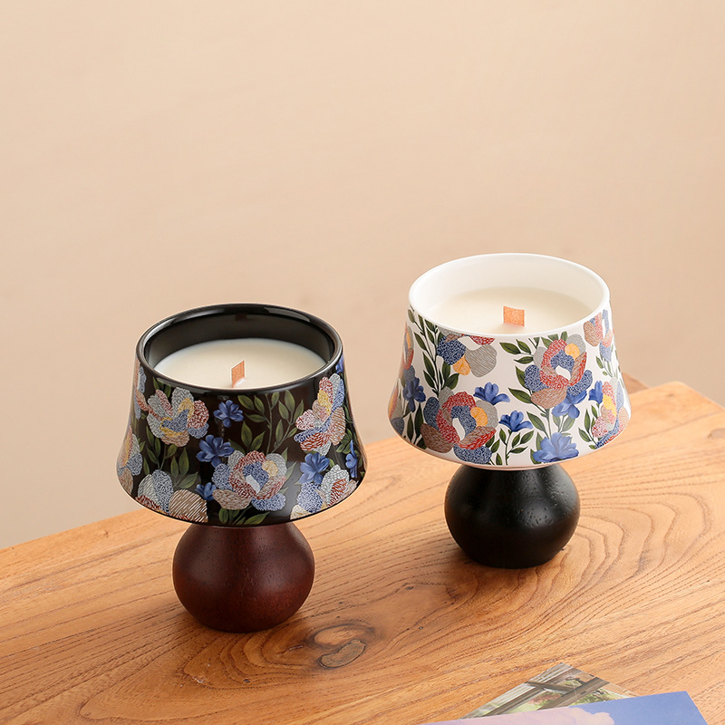 Iris Goblet Wooden Bottom Cand - Home Fragrance Iris のレビューと価格