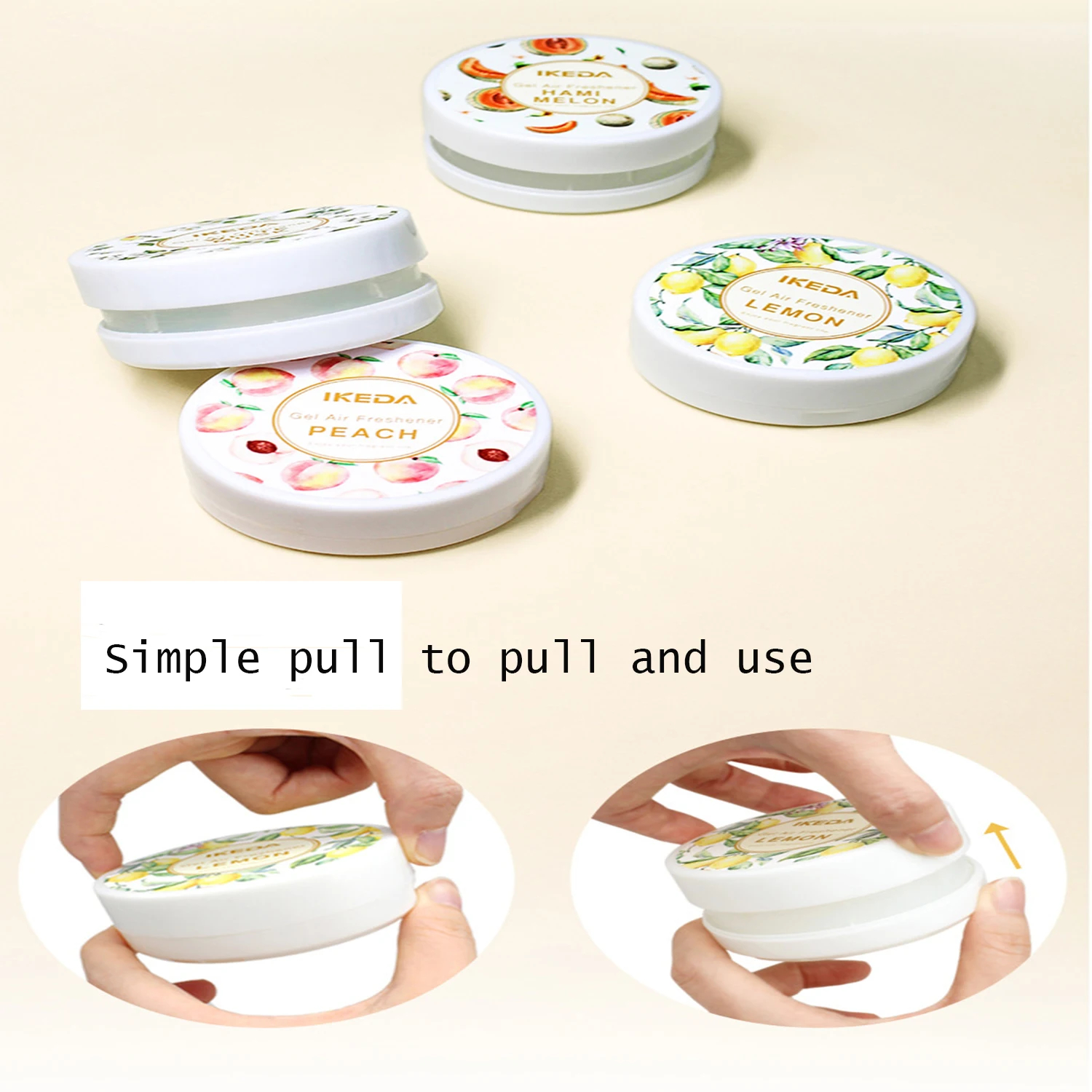 Car air freshener: Lemon scent - Gel Air Freshener のレビューと価格