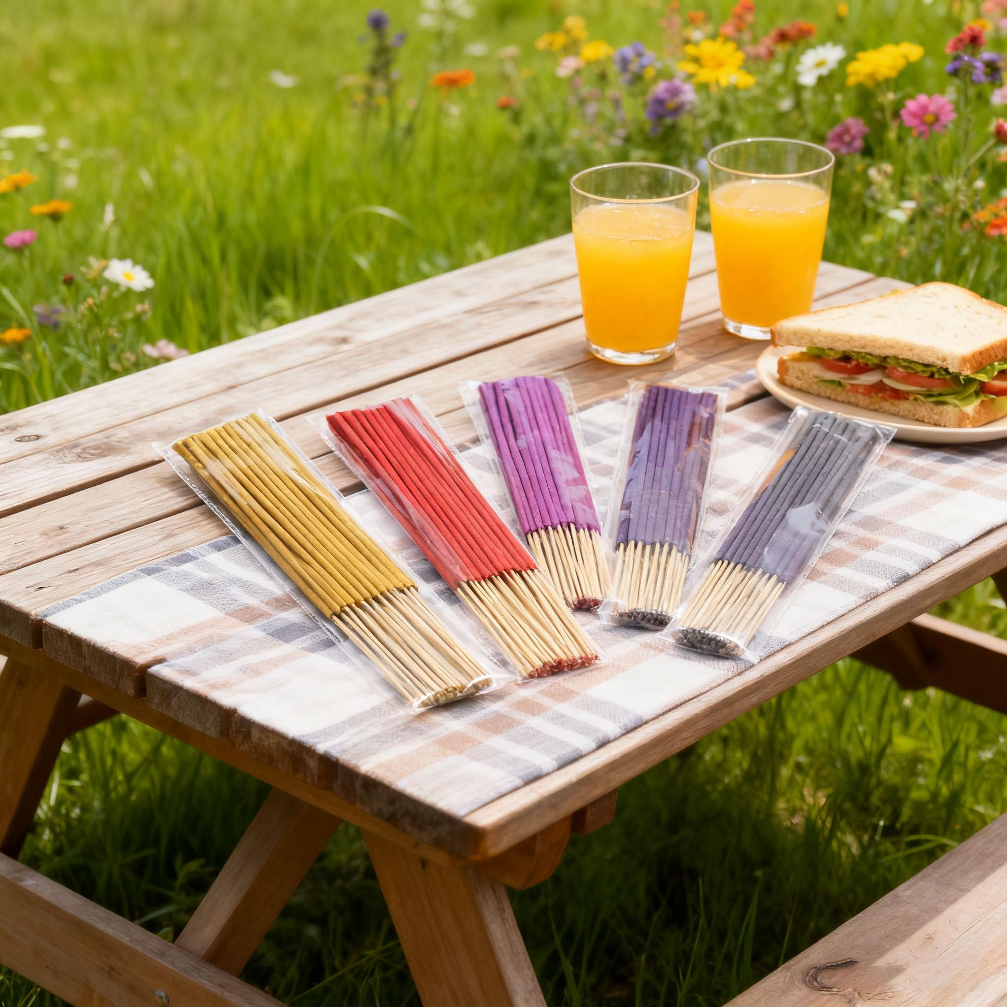 5 Scents Bamboo Stick Incense  - Home Fragrance Scented Candle のレビューと価格