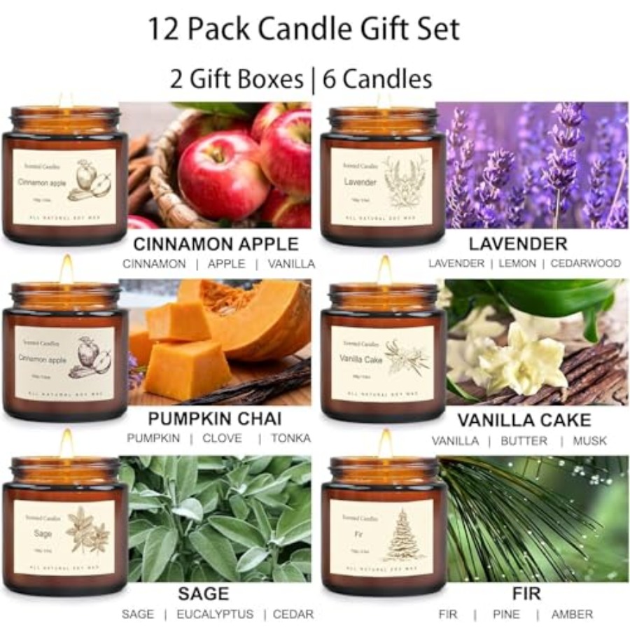 Scented Candles Gift Set for H - Home Fragrance Gift Set のレビューと価格