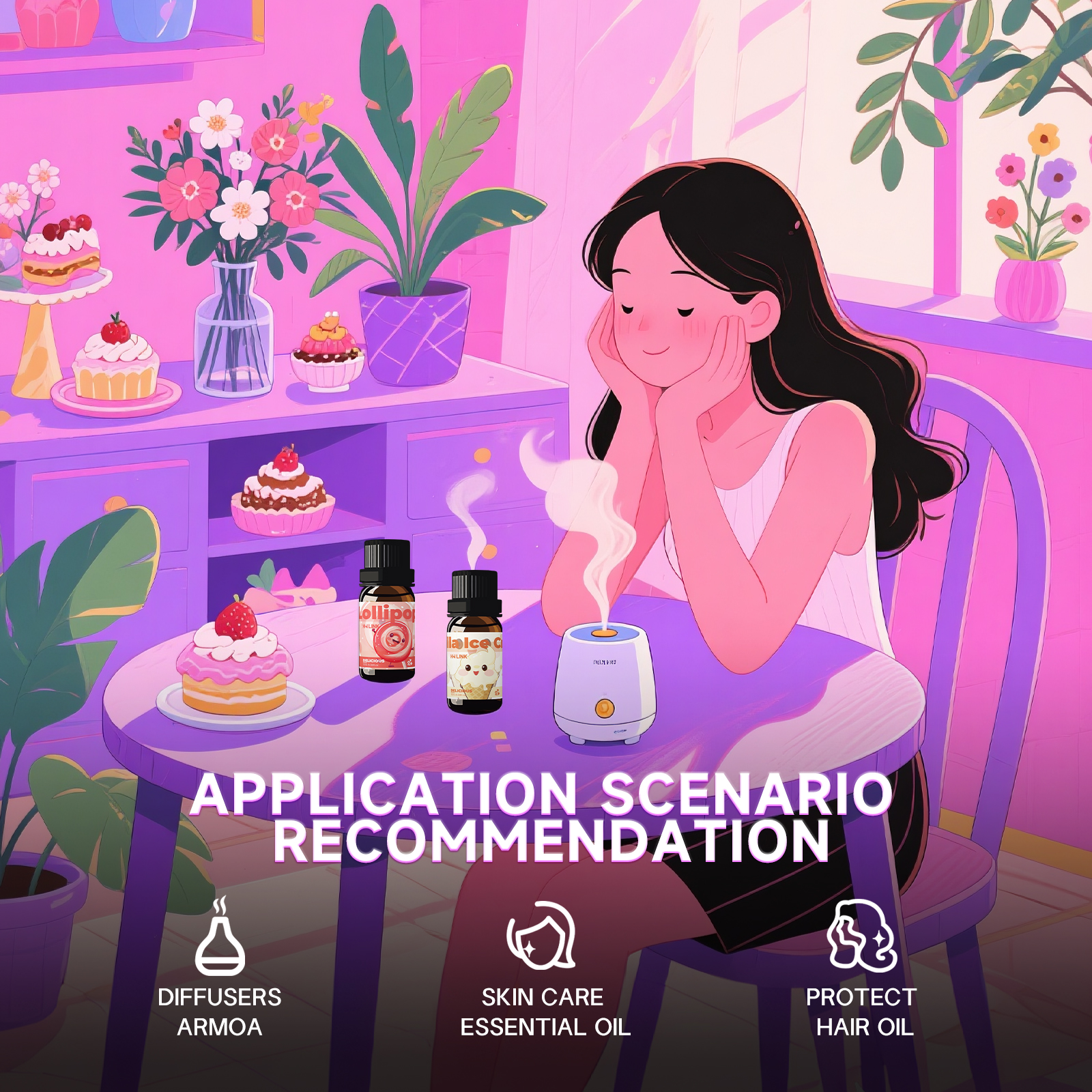 2pc Delicious Essential Oils f - Home Fragrance Accessories のレビューと価格