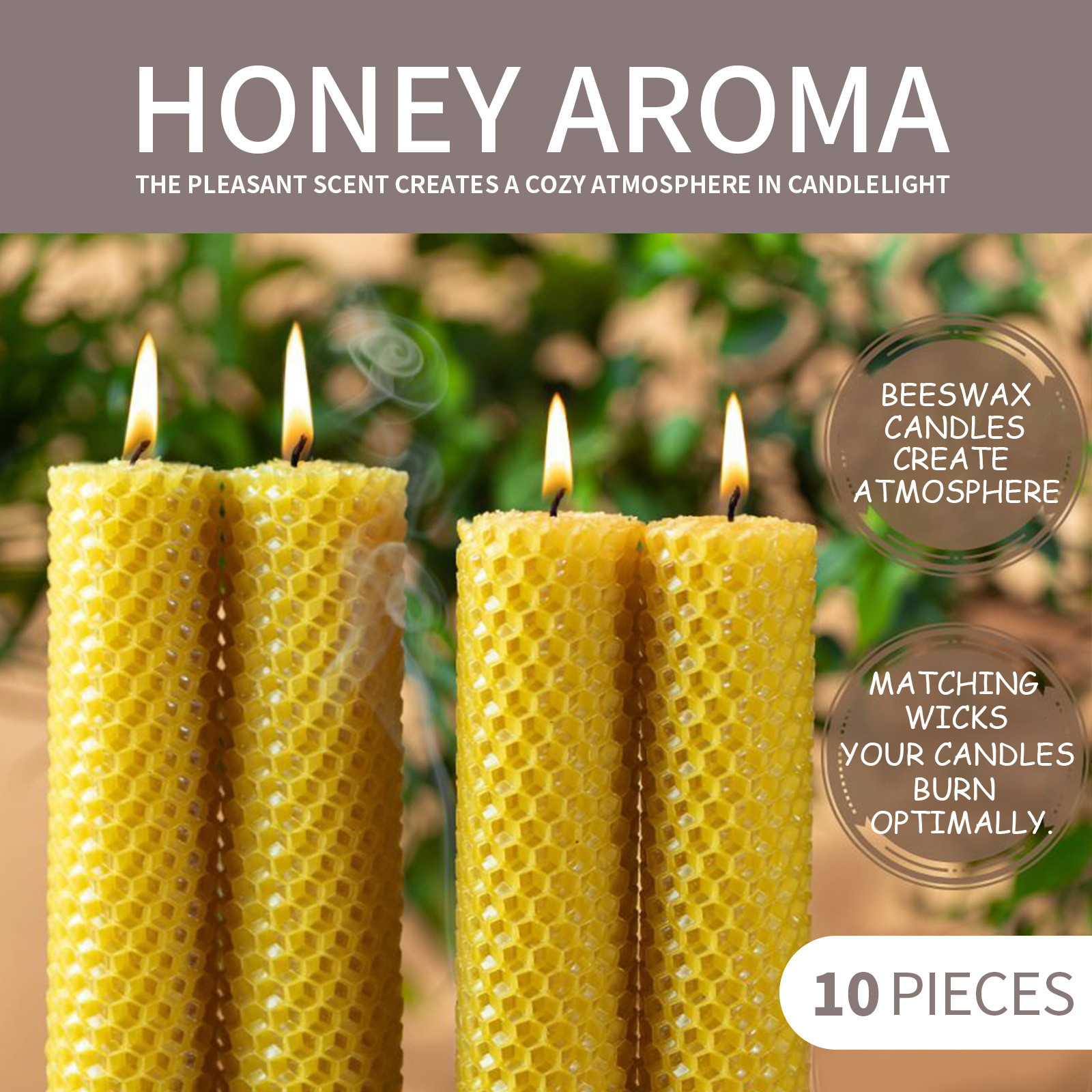 10/20/30pcs Natural Beeswax Sh - Home Fragrance Gift Set のレビューと価格