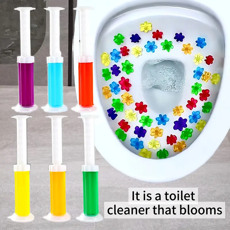 1/20pcs Flower Toilet Cleaner  - Gel Air Freshener のレビューと価格