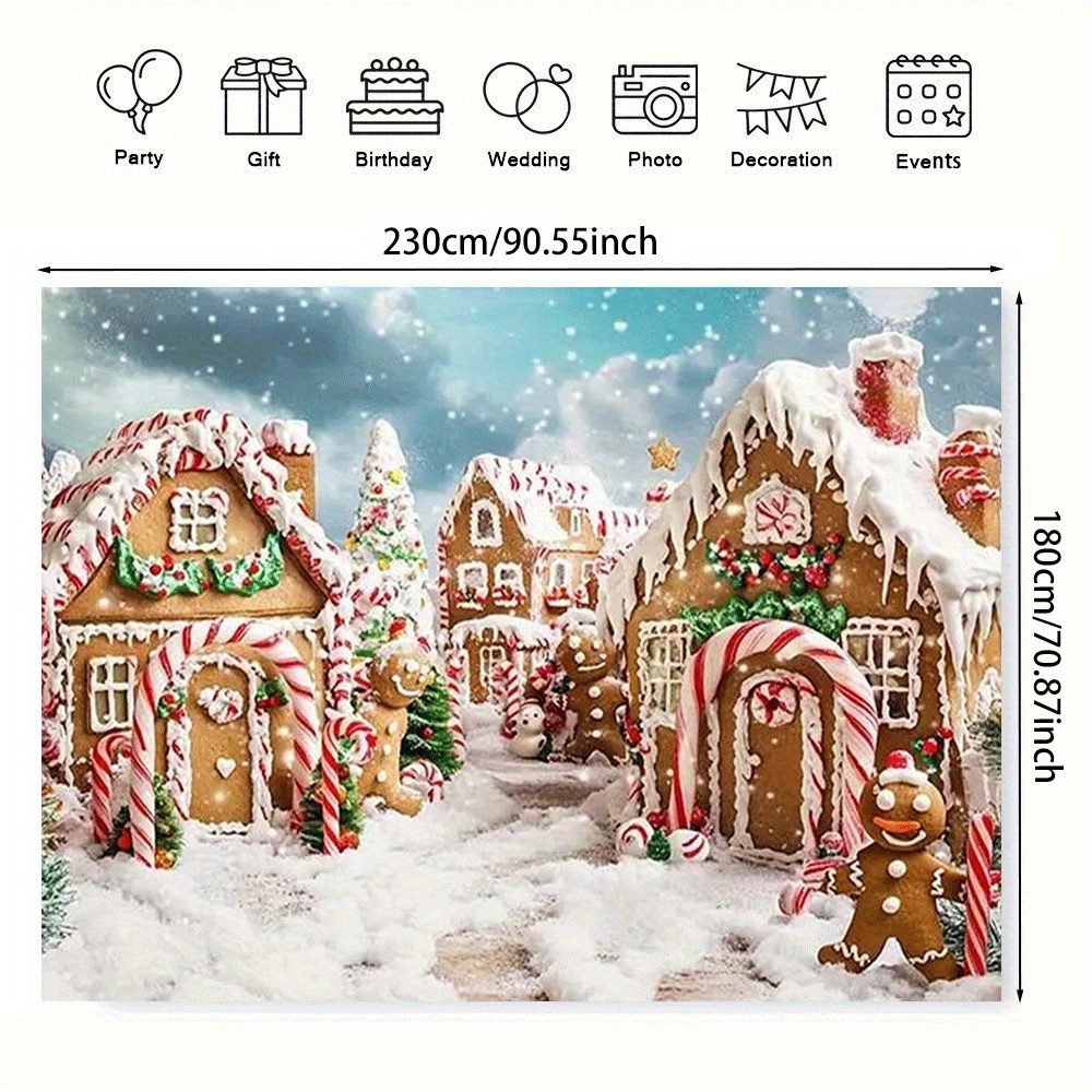 1pc Christmas Gingerbread Vill - Home Fragrance Gingerbread のレビューと価格