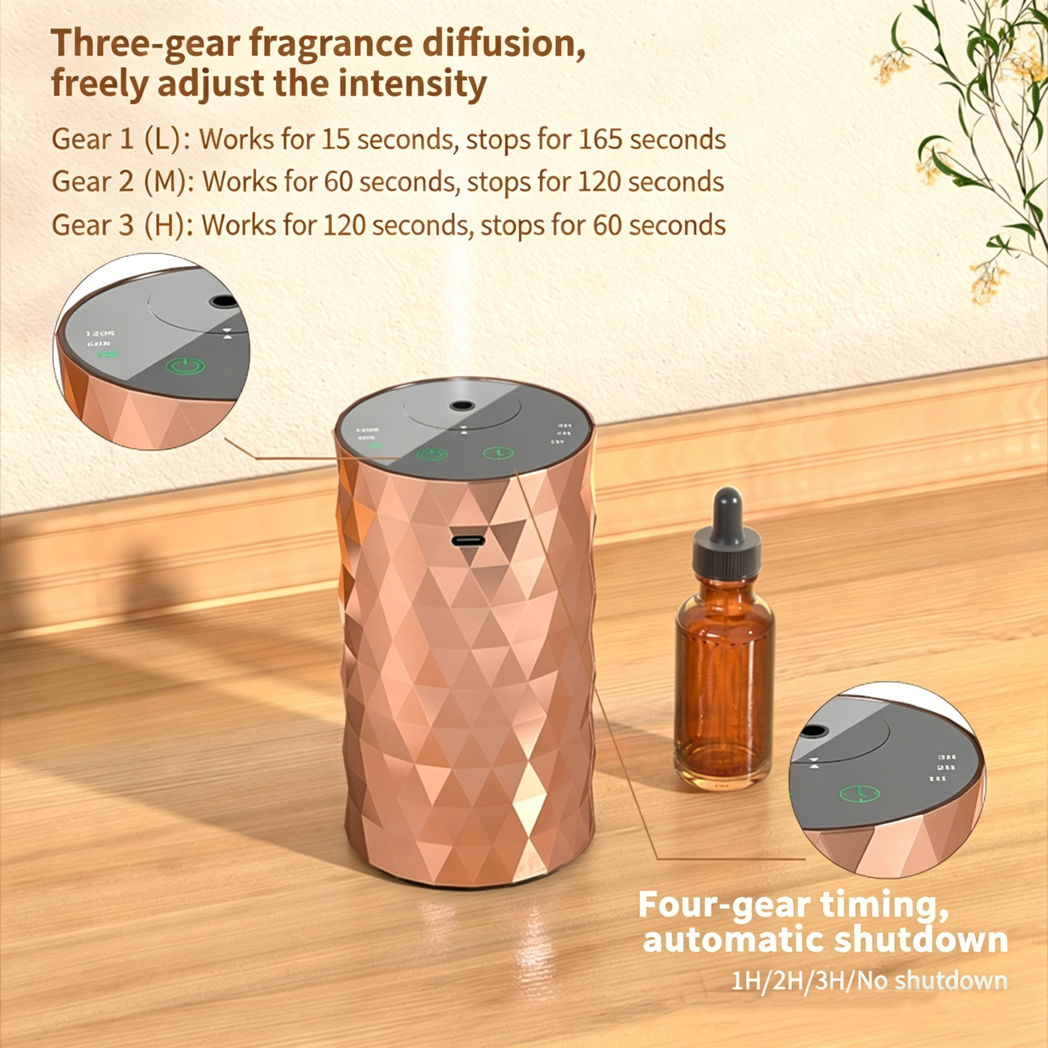 Waterless Essential Oil Diffus - Home Fragrance Accessories のレビューと価格