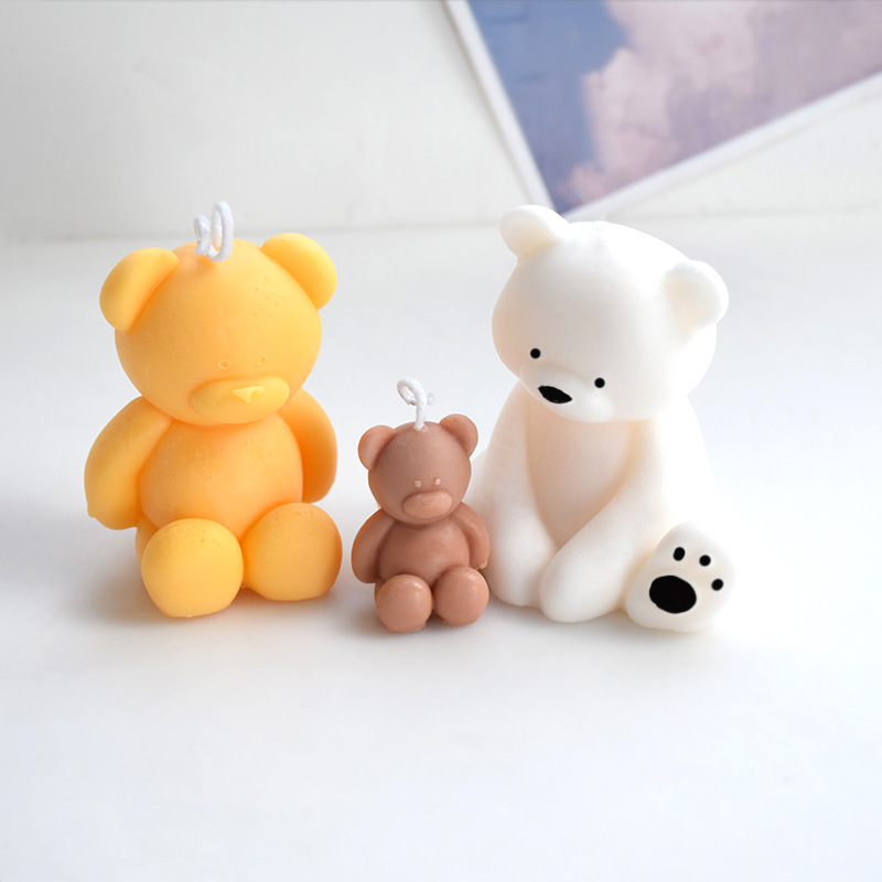 3D hanging bear mold baking ca - Home Fragrance Scented Candle のレビューと価格