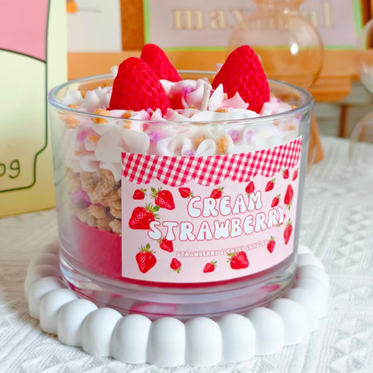 Handmade Fruit Cream Cup Scent - Home Fragrance Gift Set のレビューと価格