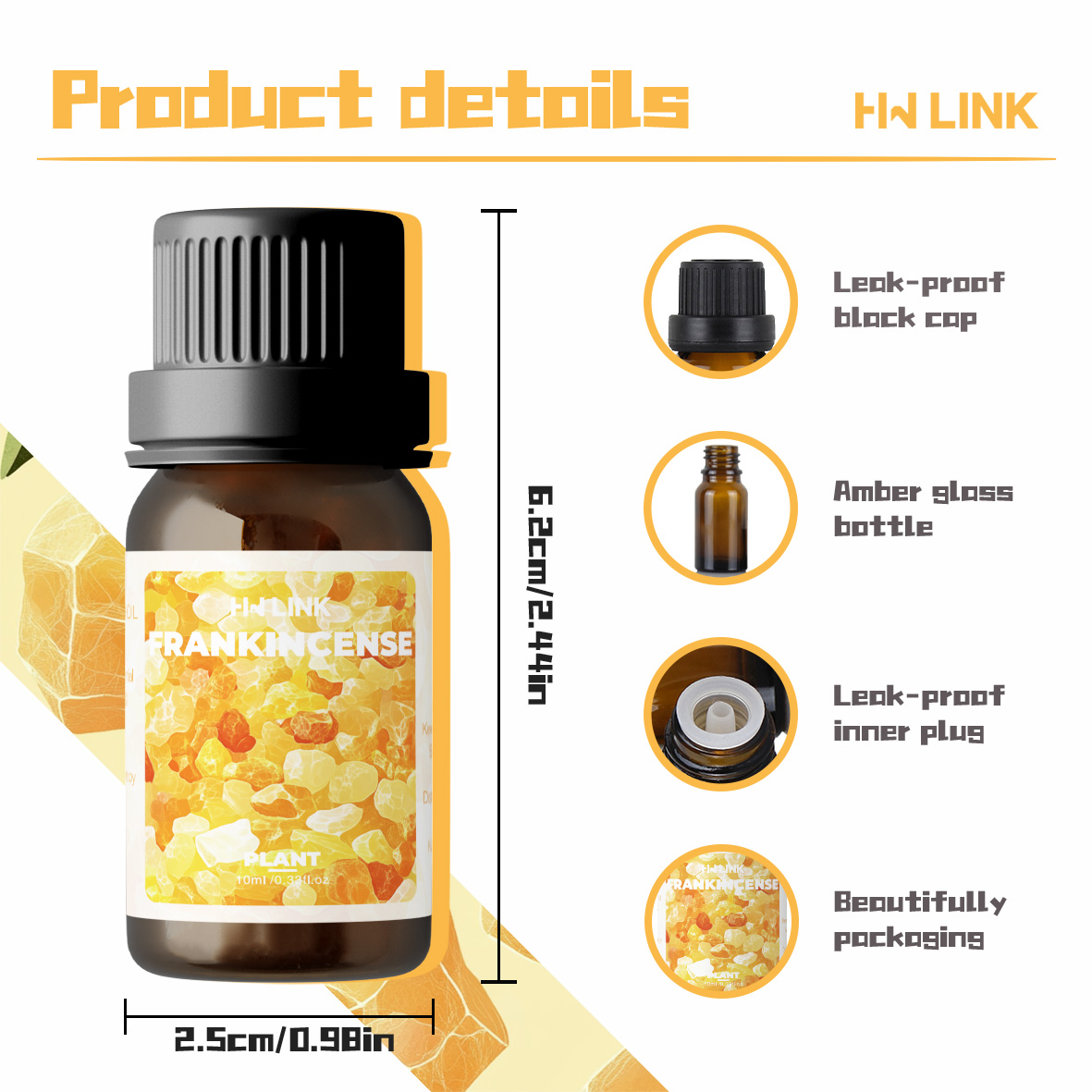 Frankincense Essential Oil 10m - Home Fragrance Accessories のレビューと価格