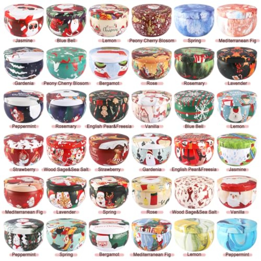 36 Pack Christmas Scented Cand - Home Fragrance Gift Set のレビューと価格